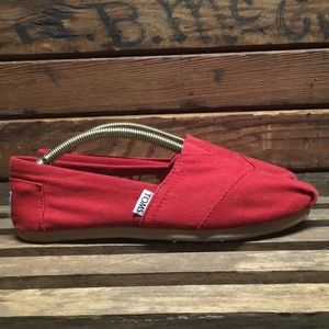 TOMS Flats Red Women’s 7